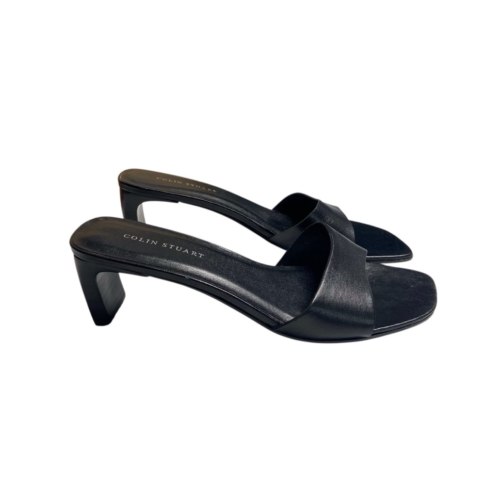 Colin Stuart Black Women's Slides Sandals - Picture 9 of 12